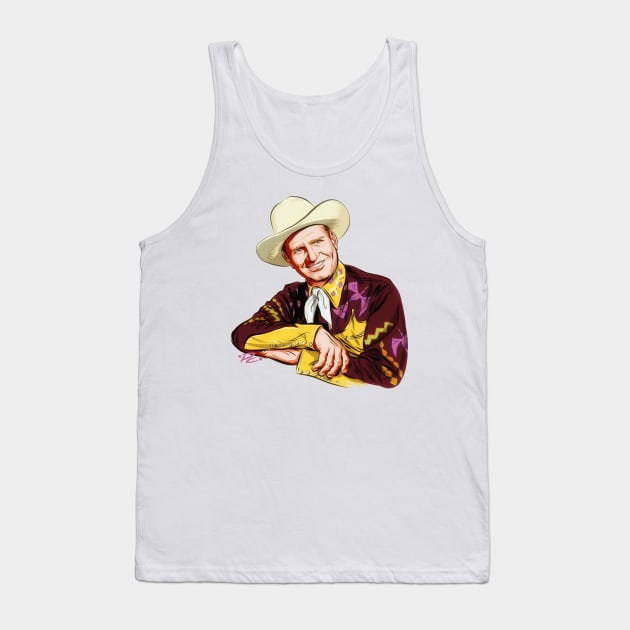 Gene Autry - An illustration by Paul Cemmick Tank Top by PLAYDIGITAL2020